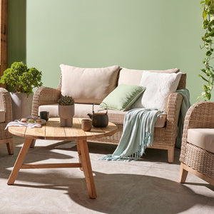 Noosa 2 Seater Outdoor Wicker Lounge Outdoor Furniture Outdoor Lounge