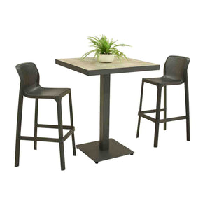 Clifton Table Nardi Net Stool Outdoor Bar Setting